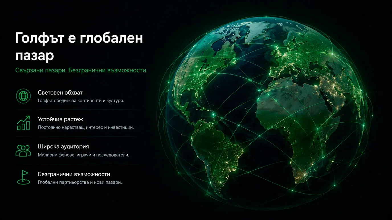 Глобална визуализация на мащаба на спортните залози