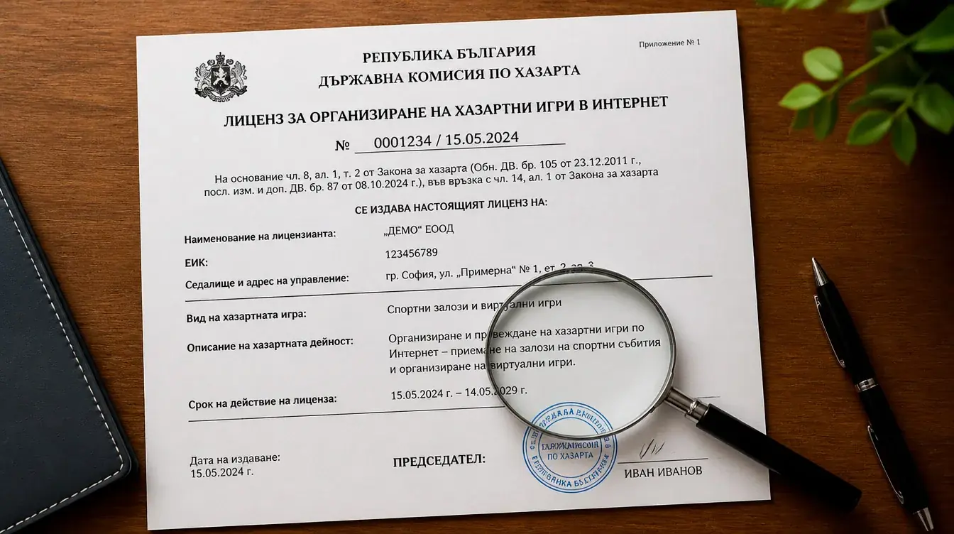 Лиценз за онлайн спортни залози, който покрива всички дисциплини включително голф